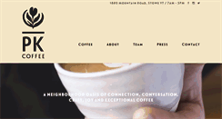 Desktop Screenshot of pkcoffee.com